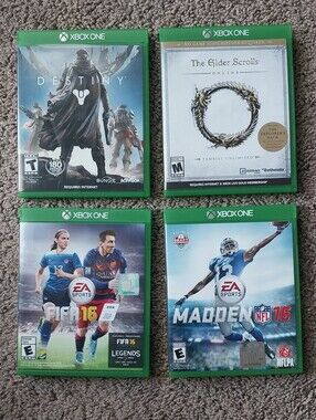 Xbox One Game Lot Madden 16 FIFA 16 Destiny The Elders Scroll